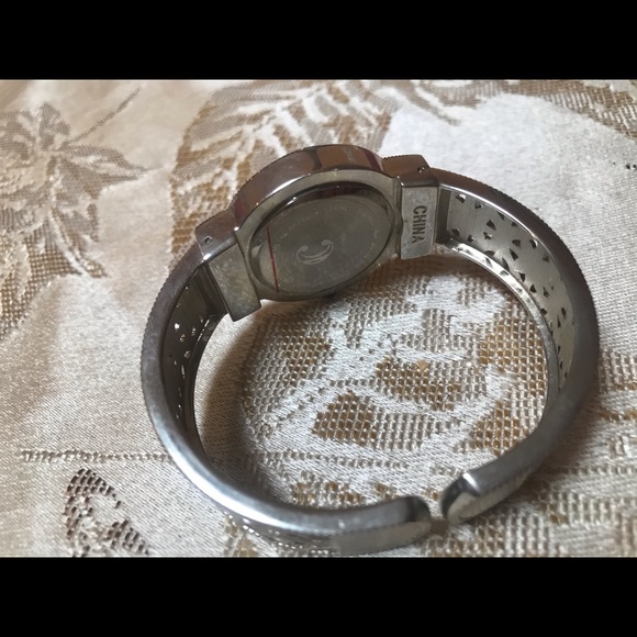 Charming Charlie Silver Cuff Watch - Picture 8 of 8